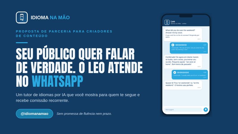 Capa da apresentação para criadores de conteúdo: seu público quer falar de verdade